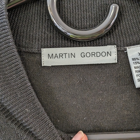 Martin Gordon XXL black mockneck sweater - Picture 2 of 2